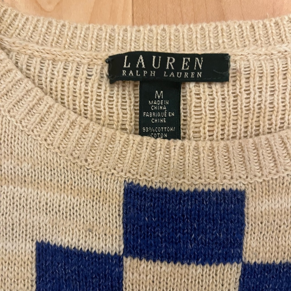 Geometric Ralph Lauren Sweater - Picture 3 of 3